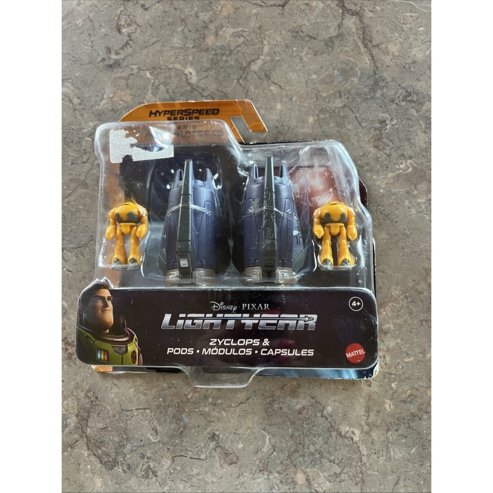 Disney Pixar LIGHTYEAR Hyperspeed ZYCLOPS & PODS CAPSULES Action Figure